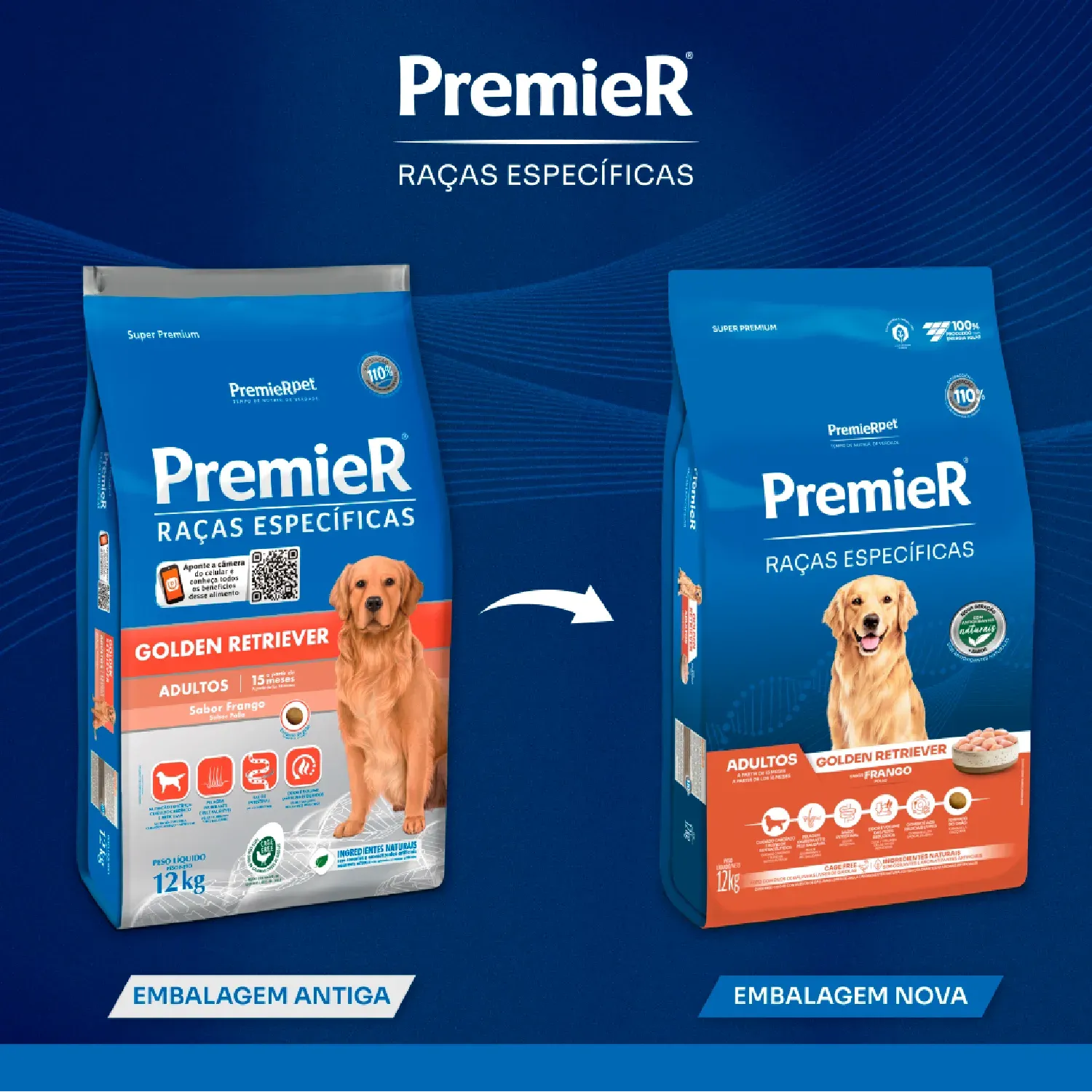 Ração Premier Raças Específicas Golden Retriever Adultos